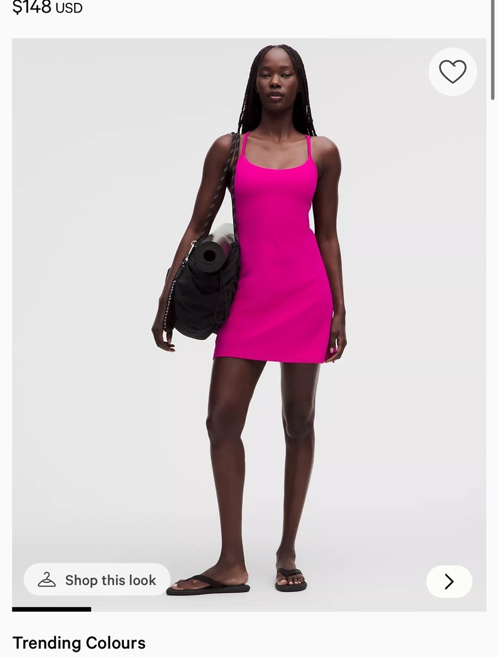 Lululemon Flow Y Dress *Light Support, B/C Cup - Picture 7 of 9